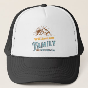 Casquette Vacances de camping en famille personnalisées Corr