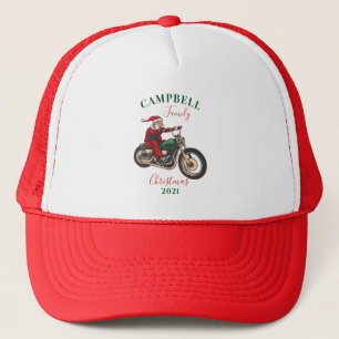 Casquette Vacances de Noël Vélos de famille Correspondance