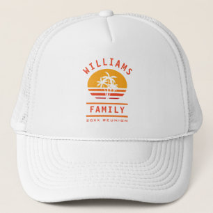 Casquette Vacances d'été amusantes Plage tropicale Réunion f