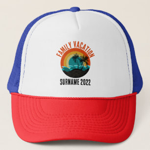 CASQUETTE VACANCES EN FAMILLE PERSONNALISÉES