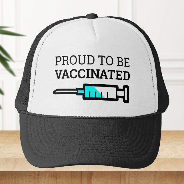 Casquette Vaccin Convid-19 | Fière D'Être Vaccinée (Créateur téléchargé)