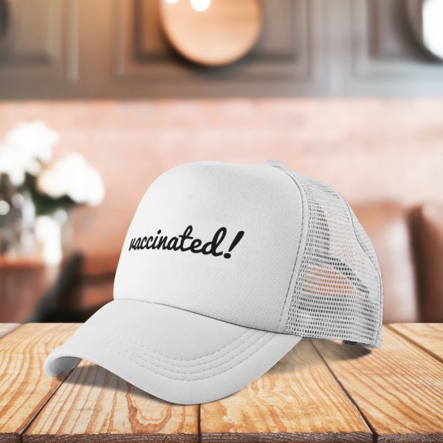 Casquette Vacciné | Covid Coronavirus Vaccin moderne (Créateur téléchargé)