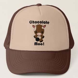 Casquette Vache à MOO Kawaii de chocolat
