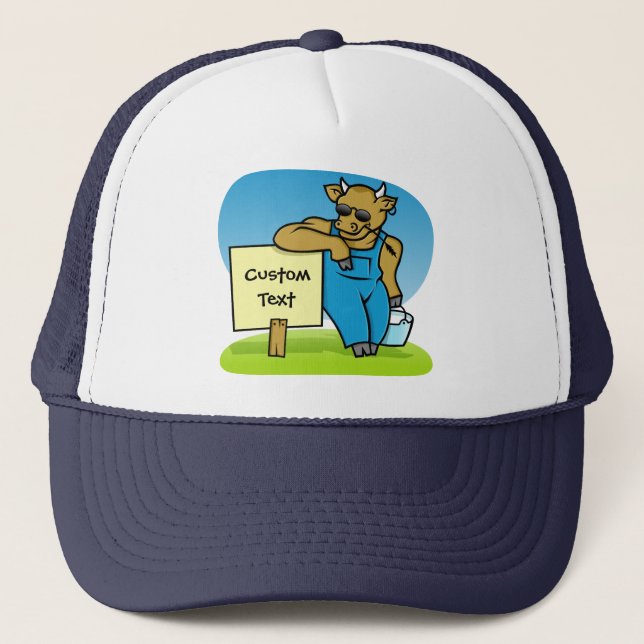 Casquette Vache avec signe (Devant)