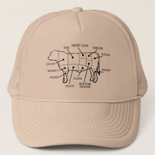 CASQUETTE VACHE DE BOUCHERIE