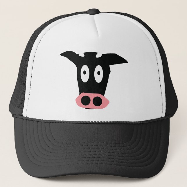 Casquette vache drôle (Devant)