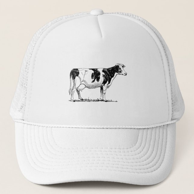 Casquette Vache du Holstein (Devant)