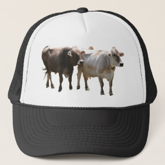 Casquette Vaches à Suisse Brown