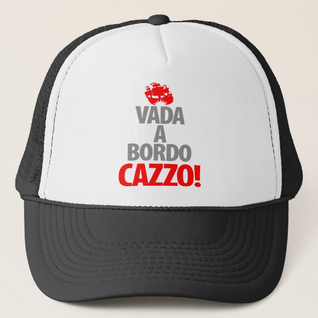 Casquette Vada un Bordo CAZZA (Devant)