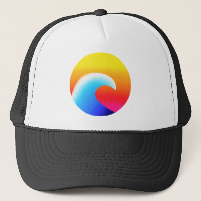 Casquette vagues du soleil (Devant)