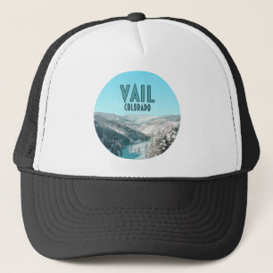 Casquette Vail Colorado Montagnes de Neige Vintage
