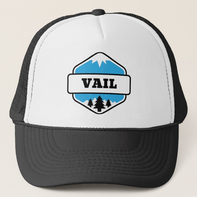 Casquette Vail, Colorado Mountain et Ski (Devant)