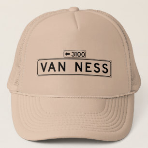 Casquette Van Ness Ave., plaque de rue de San Francisco