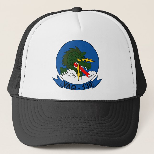 Casquette VAQ 130e Escadron d'attaque électronique aéroporté (Devant)
