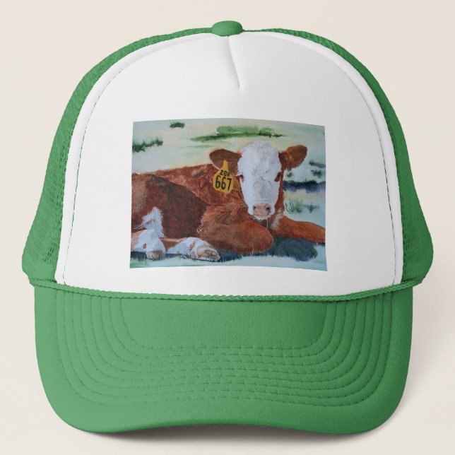 Casquette Veau de Hereford (Devant)