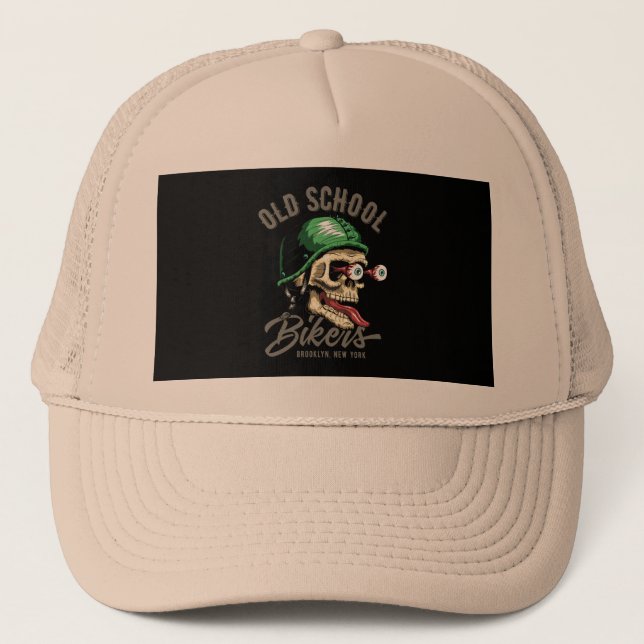 Casquette Vector dia de los muertos, jour du crâne mort, (Devant)
