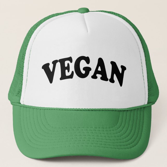 Casquette végétalien drôle (Devant)