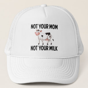 Casquette Végétan amusant, vaches végétariennes / Citation d