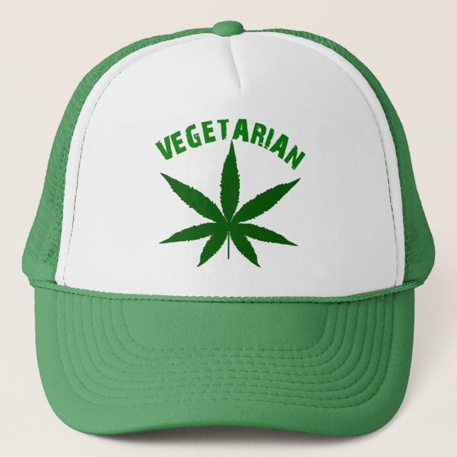 Casquette végétarien, végétariens, végétariens, (Devant)