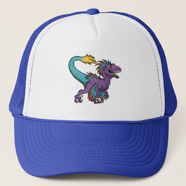 Casquette Velociraptor fait varier le pas par pourpre de (Devant)