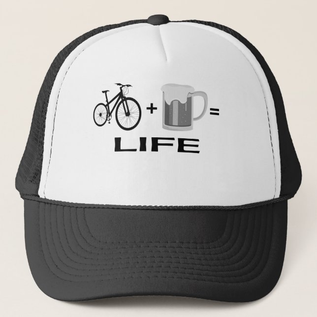 Casquette Vélos et bière ! (Devant)