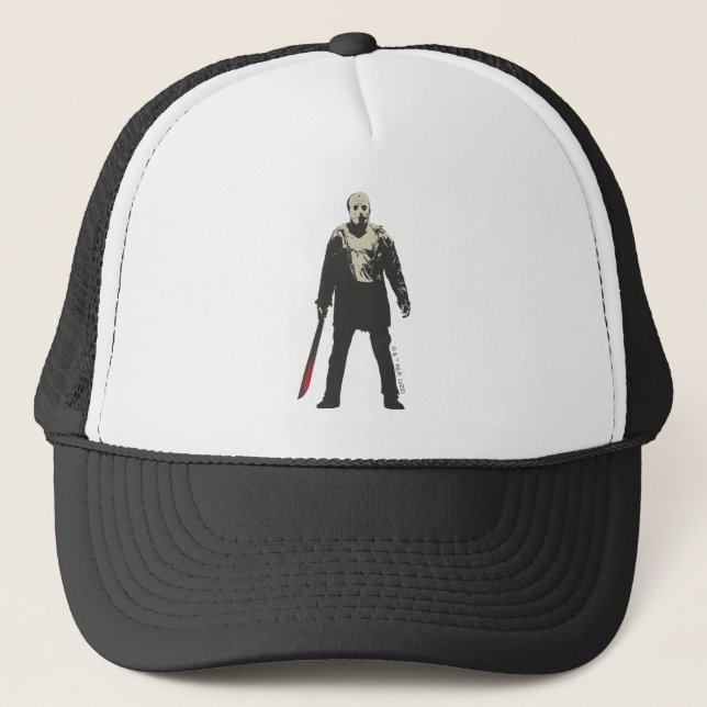 Casquette Vendredi 13 | Jason Voorhees Caractère Art (Devant)