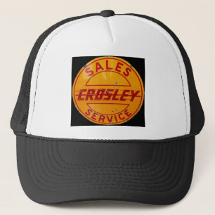 Casquette ventes vintages de crosley et signe de service