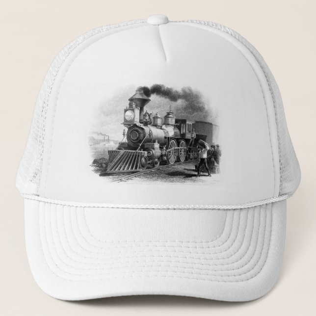 Casquette Ventilateur ferroviaire à vapeur Vintage (Devant)
