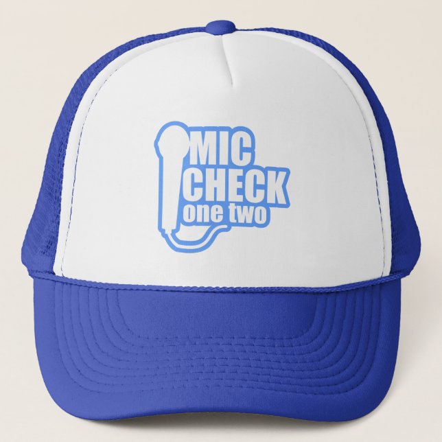 Casquette Vérificateur de microphone (Devant)