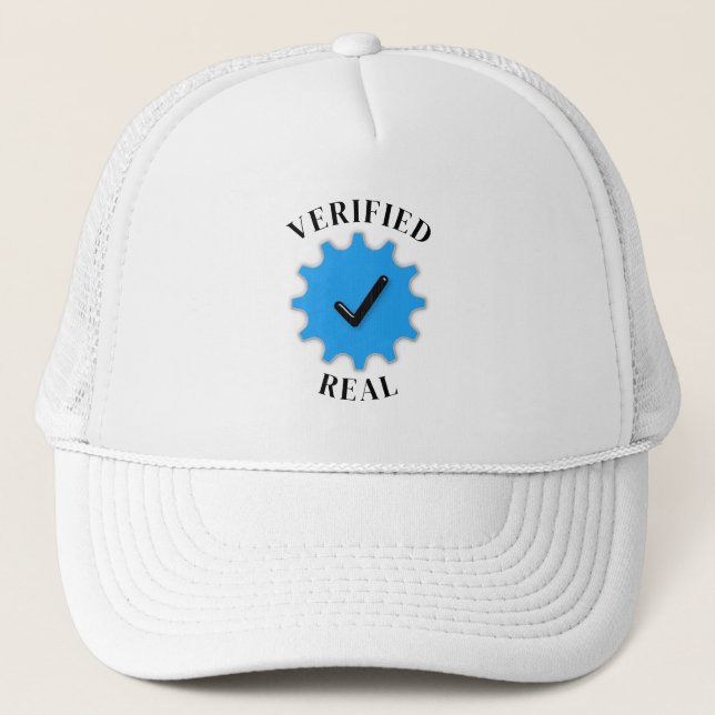 Casquette Vérifié réel (Devant)