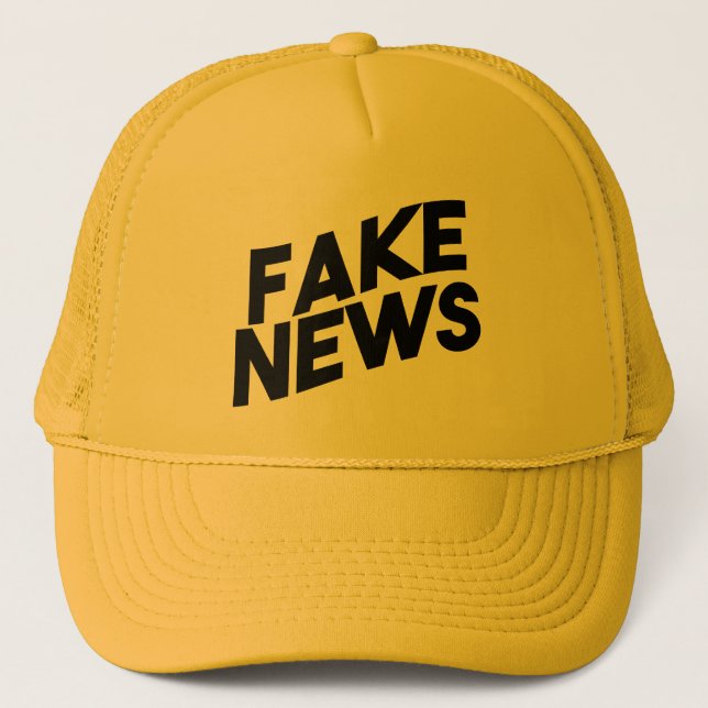 Casquette Vérité à la mode de courrier de fausses nouvelles (Devant)