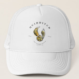 Casquette Vernis à l'aquarelle Snitch dorée