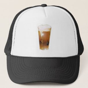 Casquette Verre de bière avec mousse