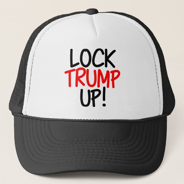 Casquette Verrouiller Trump vers le haut (Devant)
