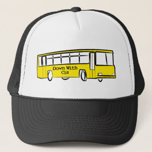 Casquette VERS LE BAS AVEC l'autobus CIS