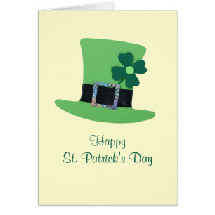 Casquette vert avec trèfle pour la Saint Patrick