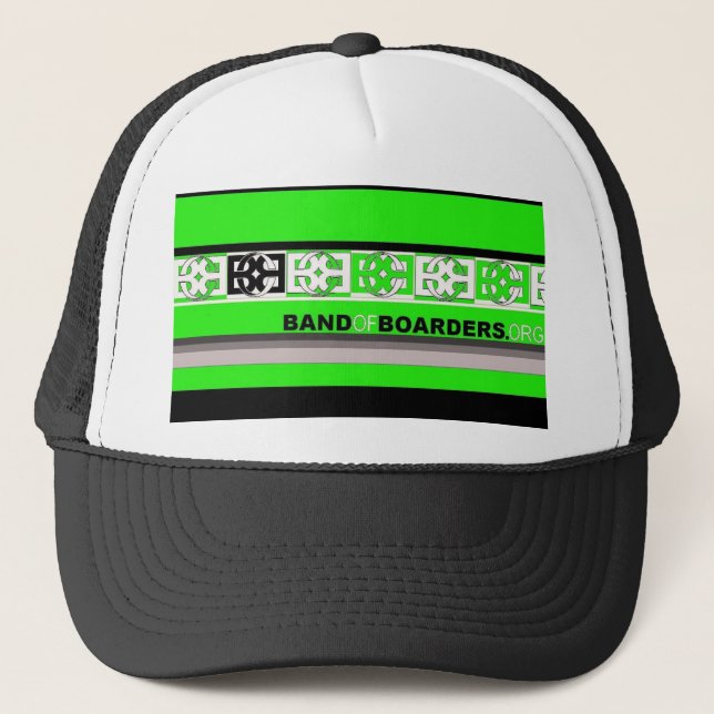 Casquette Vert de bande de Bob (Devant)