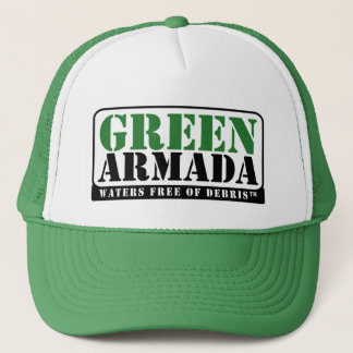Casquette vert de camionneur d'armada