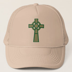 Casquette vert de croix celtique