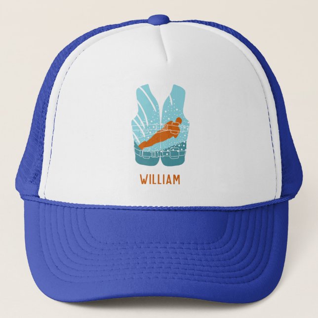 Casquette Veste de ski nautique Graphique Personnalisé (Devant)