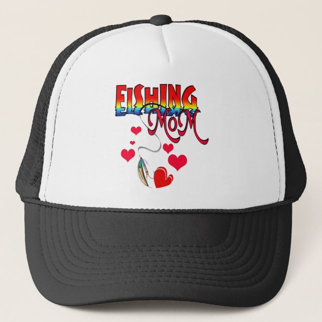Casquette Vêtements de maman de pêche (Devant)