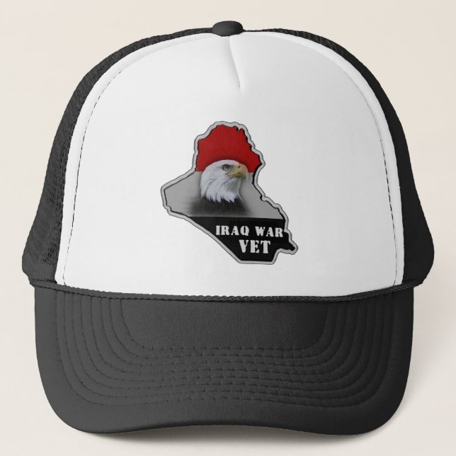 Casquette Vétéran de militaires de guerre d'Irak (Devant)