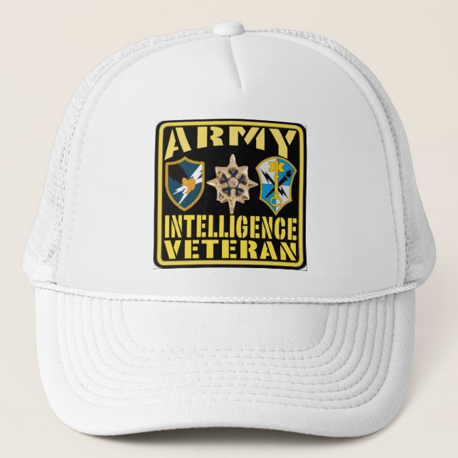 Casquette Vétéran d'intelligence d'armée (Devant)