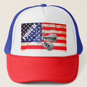 CASQUETTE VÉTÉRAN FIER DU VIETNAM D'AMÉRICAIN