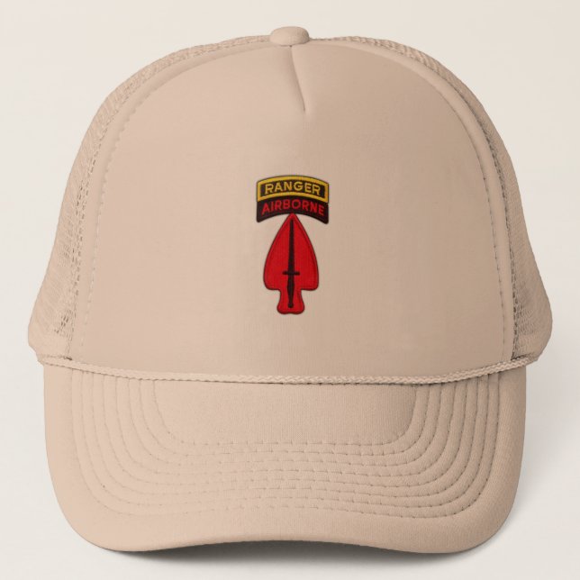 Casquette Vétérinaires spéciaux de vétérans d'USASOC Ops (Devant)