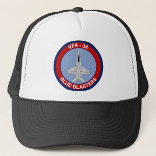 Casquette VFA - 34e Escadron de chasseurs - Blasters bleus