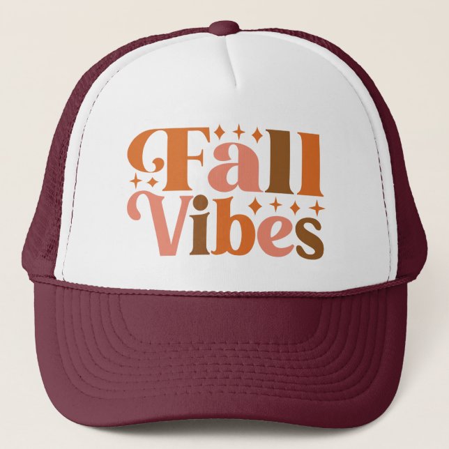 Casquette Vibes d'automne (Devant)