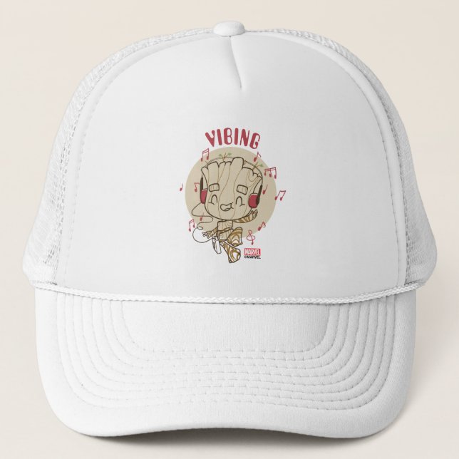 Casquette Vidéo de la grotte dansante avec casque (Devant)