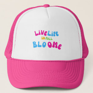 Casquette Vie Motivative En Pleine Fleur