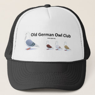 Casquette Vieil habillement allemand de club de hibou